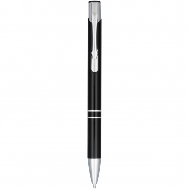 Logo trade promotional gifts picture of: Moneta anodized aluminium click ballpoint pen